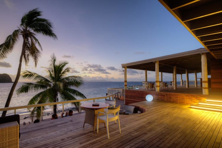 Rocks Bar deck sunset